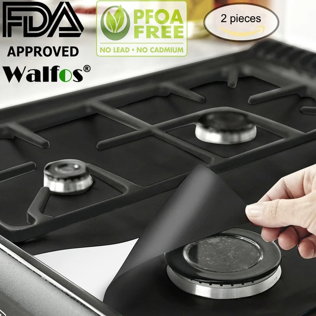 2pcs Set Gas Stove Cooker Protectors Cover Liner Clean Mat Pad 2pcs Set Gas Stove Cooker Protectors Cover Liner Clean Mat Pad Burner Covers