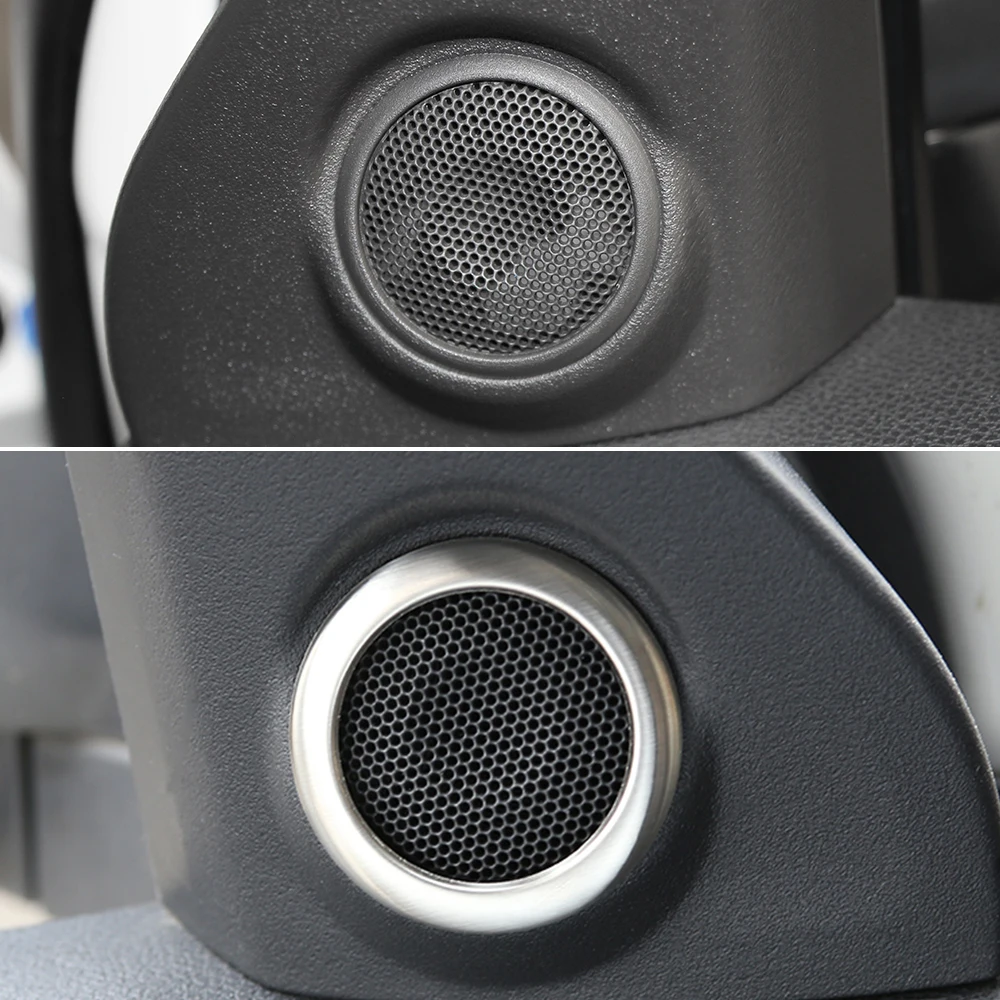

2 PCS CAR DOOR AUDIO LOUD SPEAKER TRIM RING FOR MITSUBISHI ASX OUTLANDER PEUGEOT 4008 CITROEN C4 AIRCROSS 2012-2016 ACCESSORIES