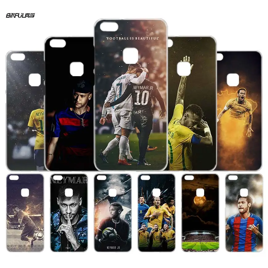 

Soccer Player Case for Huawei P Smart P10 P9 P8 Lite 2017 honor8 Lite Mate 8 10 Lite 10Pro Clear PC Hard Coque Cover Neymar 10