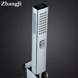 ZhangJi 2 в 1 душевая головка Handhold Multi-Functions полоскающий спрей ABS экономия воды Автомойка переключатель бар форма душевая головка