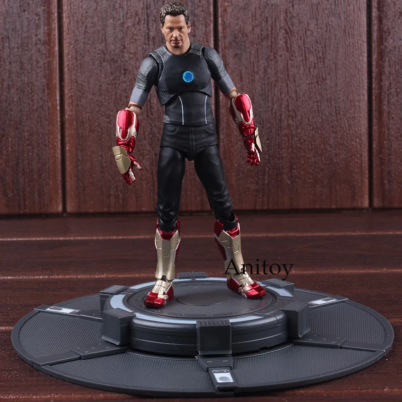 

SHF Marvel Iron Man Tony Stark with Tony's Powerd Stage PVC Ironman Action Figure Collectible Model Toy