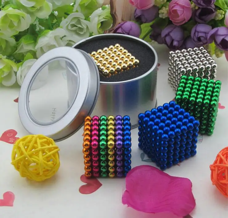 

5mm 216pcs Cube Ed Puzzle Game cube Puzzle balls Toys Relieve Anxiety Autism ADHD for Child/Education Toys hot