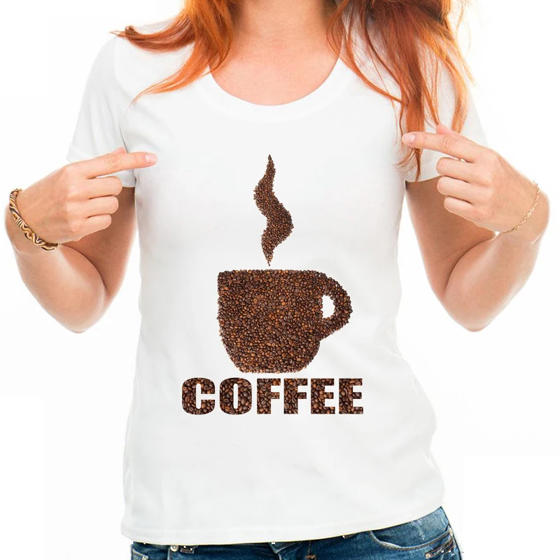 Новая мода Need More coffee Pls футболка для женщин милые kawaii футболка прекрасный Ленивец в короткий рукав Футболка для девочек - Цвет: Picture-11