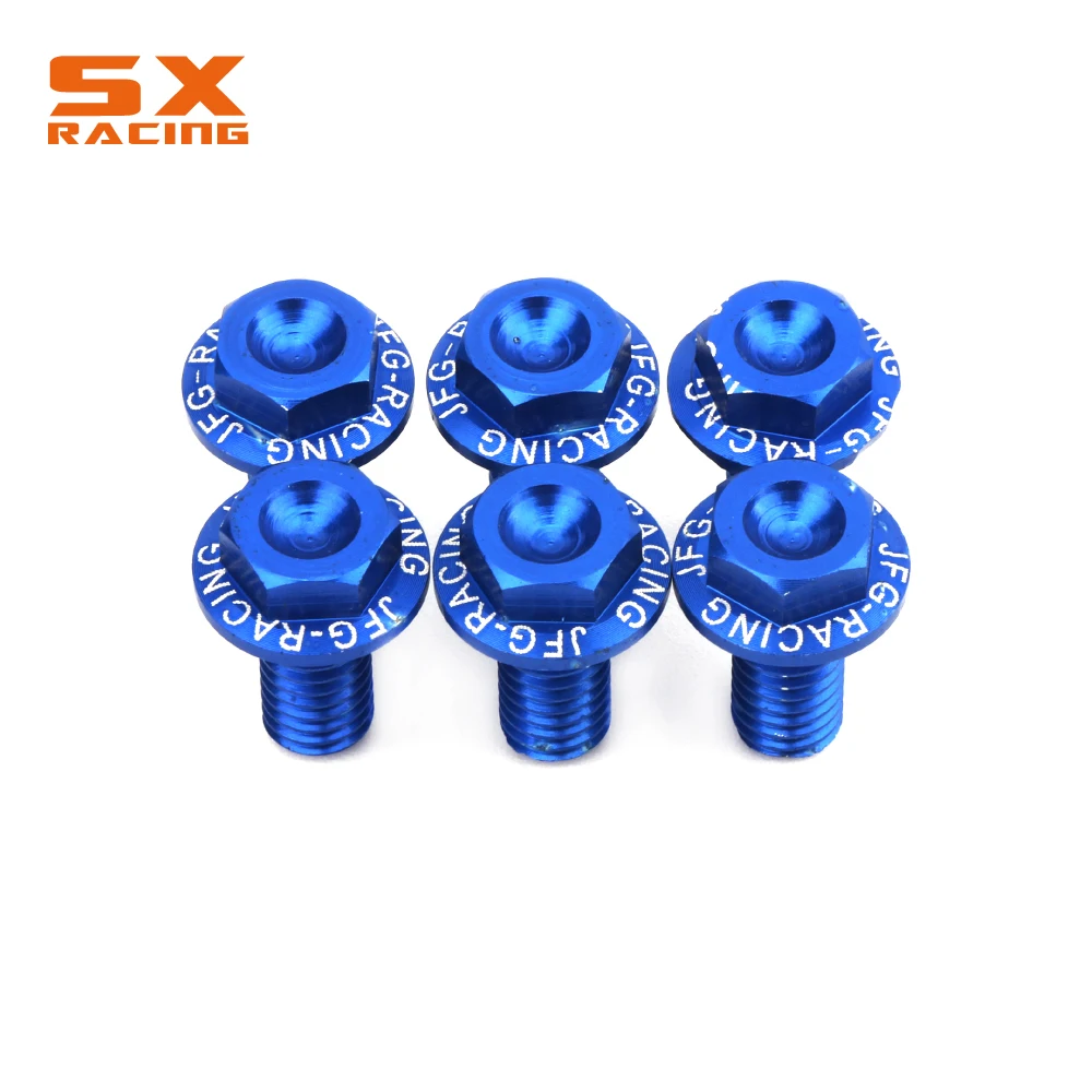 CNC Mud Guards Damping Fork Guard Bolt Screw For YZ150 YZ250 YZ250F