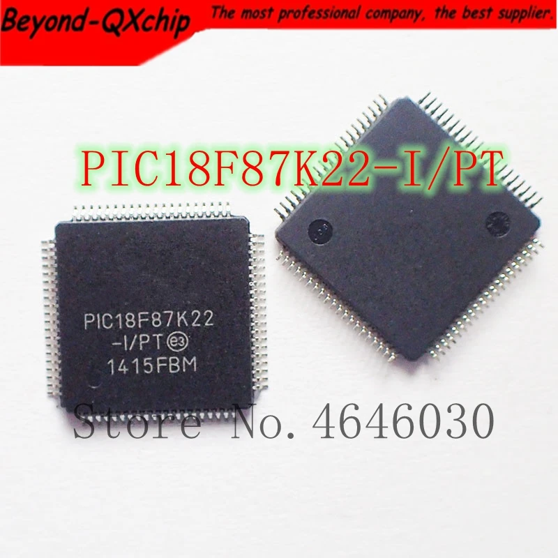 Free shipping 5pcs/lot PIC18F87K22 I/PT PIC18F87K22 18F87K22 TQFP80 ...