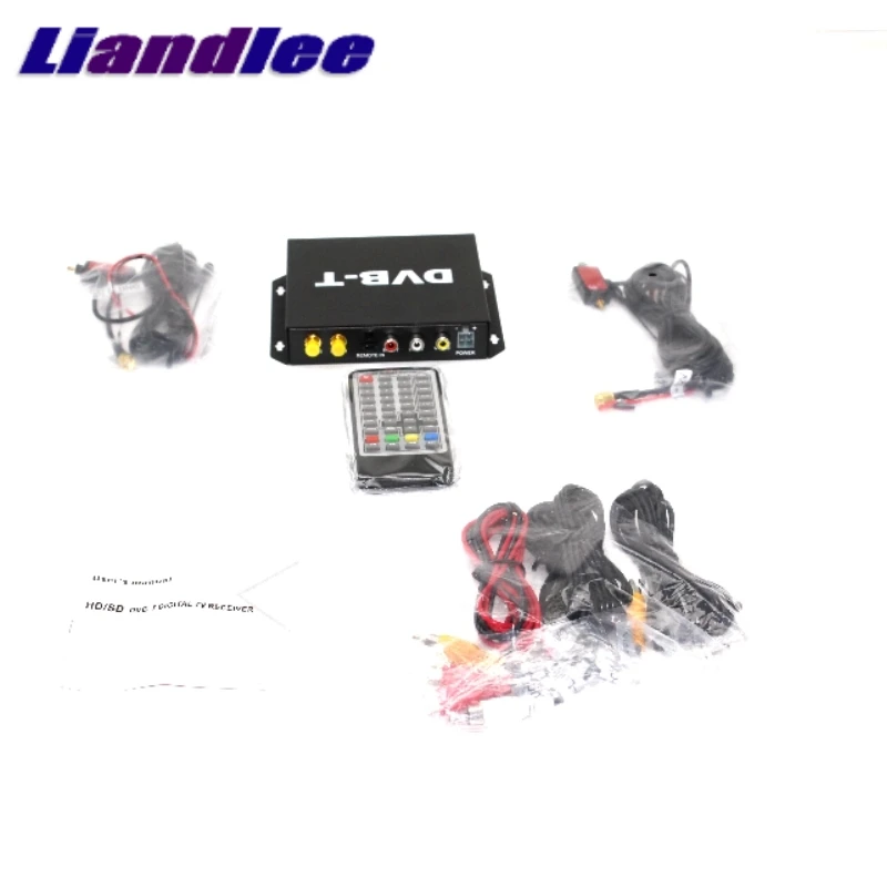Liandlee Car DVB-T Digital Channel Mobile TV Box DC 12V ~ DC 24V PAL NTSC TV System 6