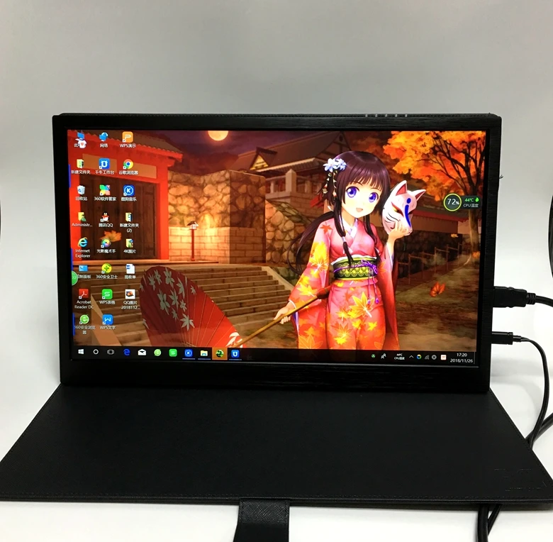 

17.3 Inch Type C USB Portable Screen For PS4 XBOX Car Using HDMI 1080P Non Touch PC Laptop Second LCD Monitor