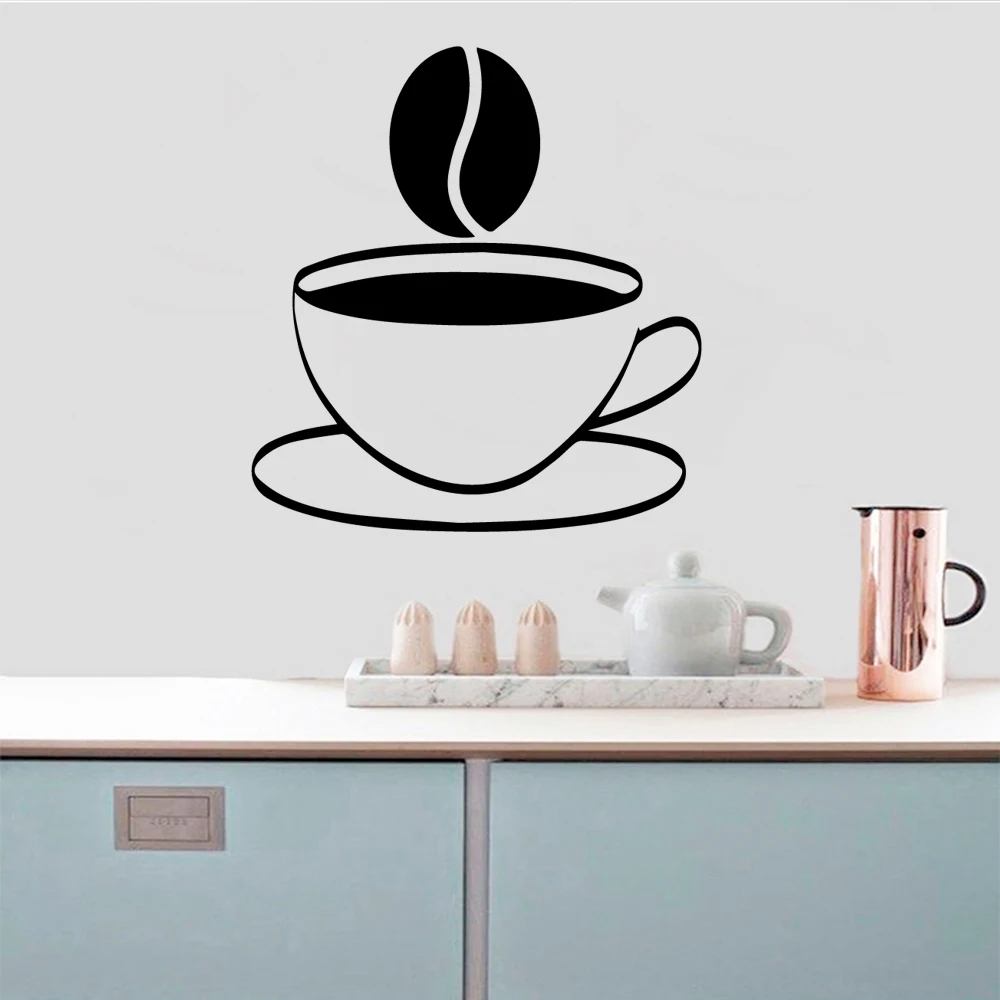 

Creative Coffee Wall Art Decal Wall Art Sticker Murals Pvc Wall Decals Background Wall Art Decal
