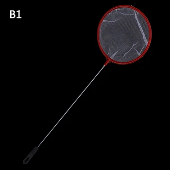 

2019 Mini Round Fish Net Aquarium Fish Catch Tool Handle Fishing Net Aquarium Fish Tank Cleaner Tool Accessories Random Color