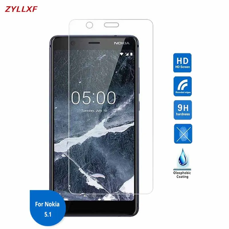 Для Nokia 5 1 защитная пленка из закаленного стекла премиум класса дюймов 9H 2.5D на