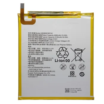 

Replacement Tablet Battery HB2899C0ECW For Huawei M3 M3-BTV-W09 M3-BTV-DL09 5100mAh