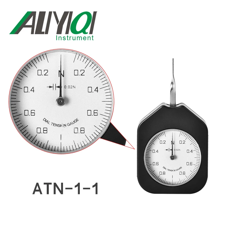 1N датчик контроля натяжения с циферблатом tensionmeter одиночный указатель(ATN-1-1) tensiometro