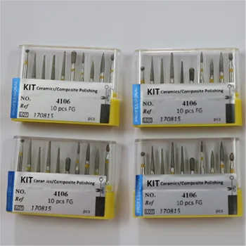 

10 Pieces/Box Diamond Dental FG High Speed Burs Drill for Polishing Smoothing Kit Teeth Whitening Care Tool