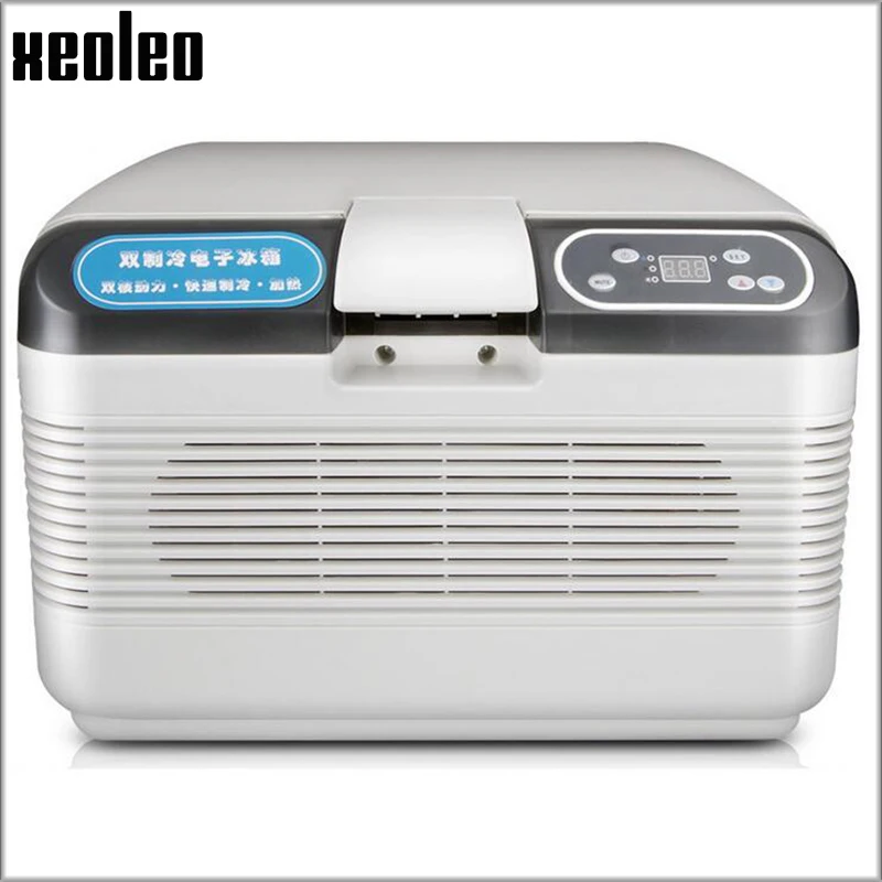 Xeoleo 12L холодильник для инсулина/интерферона 12 В/220 В холодильник для холодного и горячего двойного использования