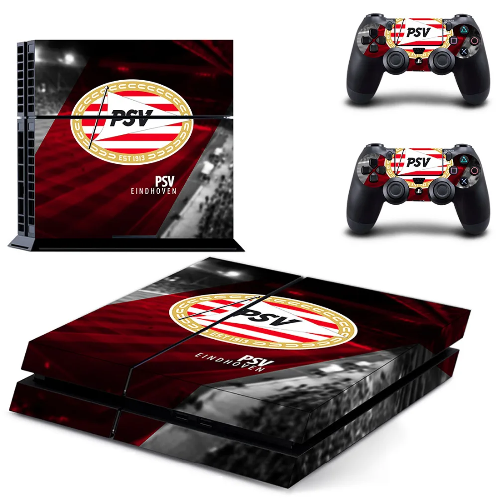 

PSV Eindhoven Football Team PS4 Skin Sticker Decal for PlayStation 4 Console and 2 Controller Skin PS4 Sticker Vinyl Accessory