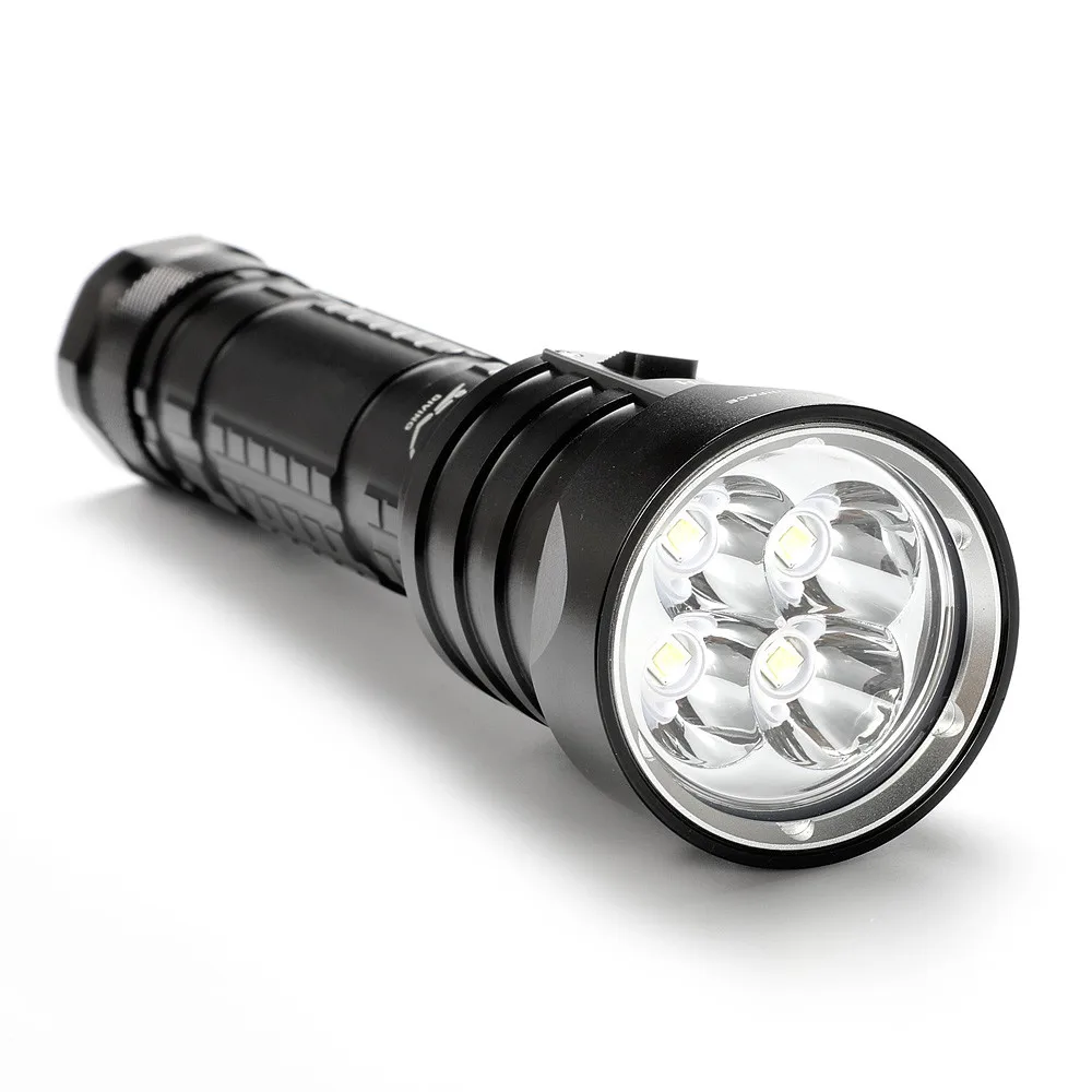  Ekaiou DX4S (upgraded from DX4) XM-L L2 LED diving flashlight torch brightness waterproof 100m whit