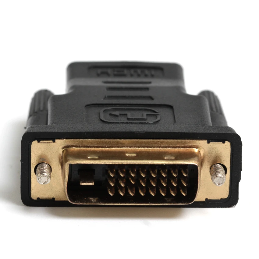 50 шт./лот DVI24+ 1 Мужской к HDMI Женский конвертер адаптер муфта Столярный конвертер