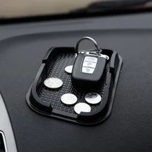 1 шт. автомобильные аксессуары для интерьера Нескользящие автомобиля клейкая противоскользящая Циновка для мобильного телефона/mp3/mp4/gps облицовка площадка/коврик/настил/Накладка/автомобиль кукла