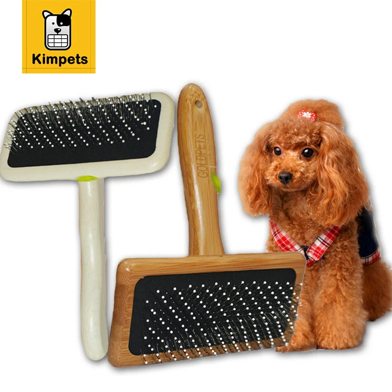 Wood Pet Dog Combs Grooming Practical Needle Comb Cat Tool Brush Pet