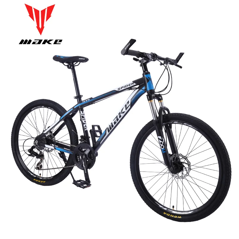 Best Mountain Bike MAKE 26" 24 Speed Disc Brakes Aluminium Frame 0