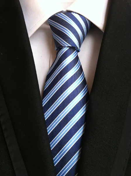 Аксессуары галстуки для мужчин полосатый узор Бизнес шелковый галстук розовый красный черный синий желтый темно фиолетовый оранжевый зеленый галстук Gravatas - Цвет: LW 14
