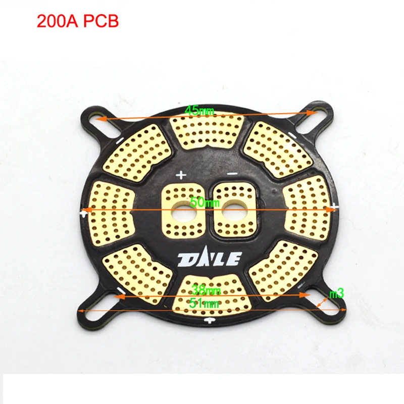 Супер высокий ток 200A PDB PCB блок питания распределительная плата для сельскохозяйственное растение защита Дрон-Мультикоптер UAV