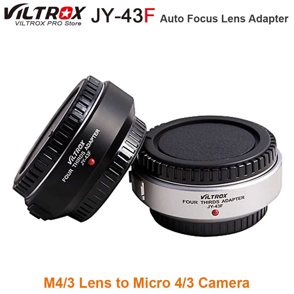 Viltrox Автофокус M4/3 объектив для микро 4/3 камеры Адаптер крепление Olympus Panasonic E PL3 EP 3