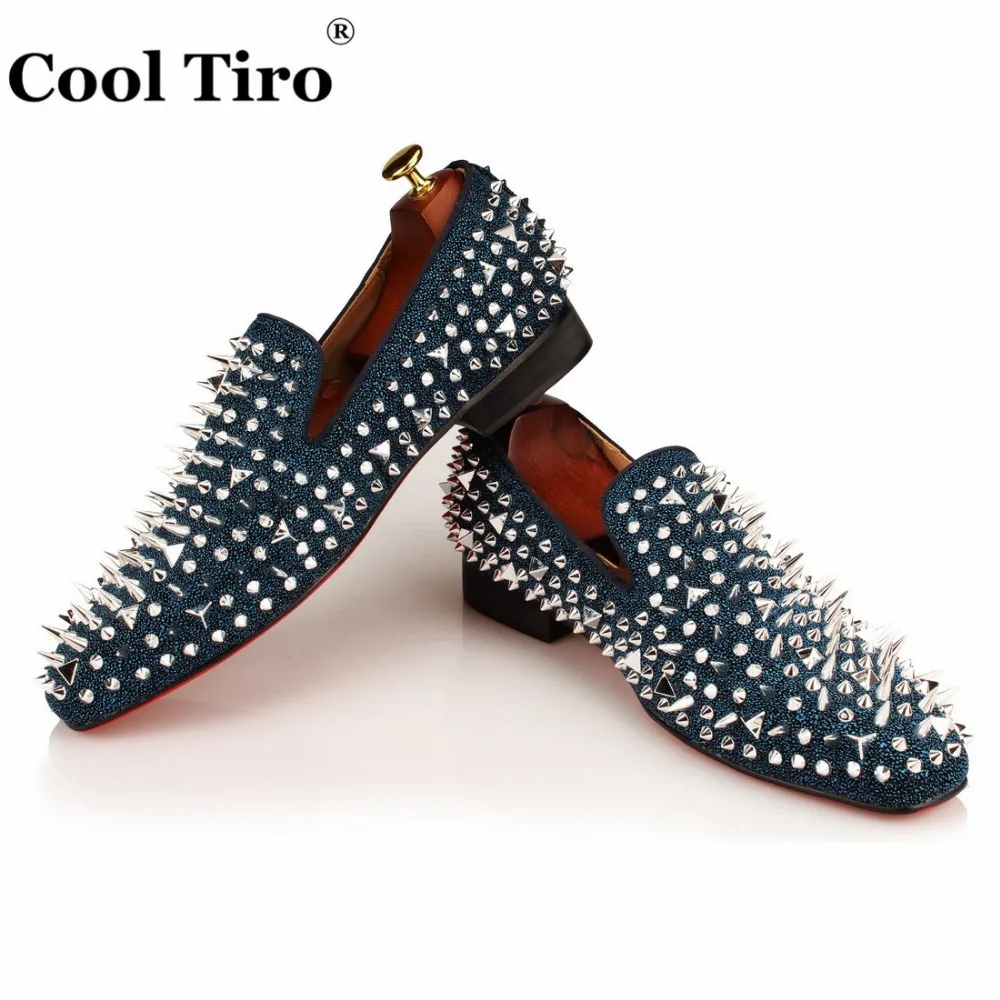 Spikes Loafers Men Flat (6)