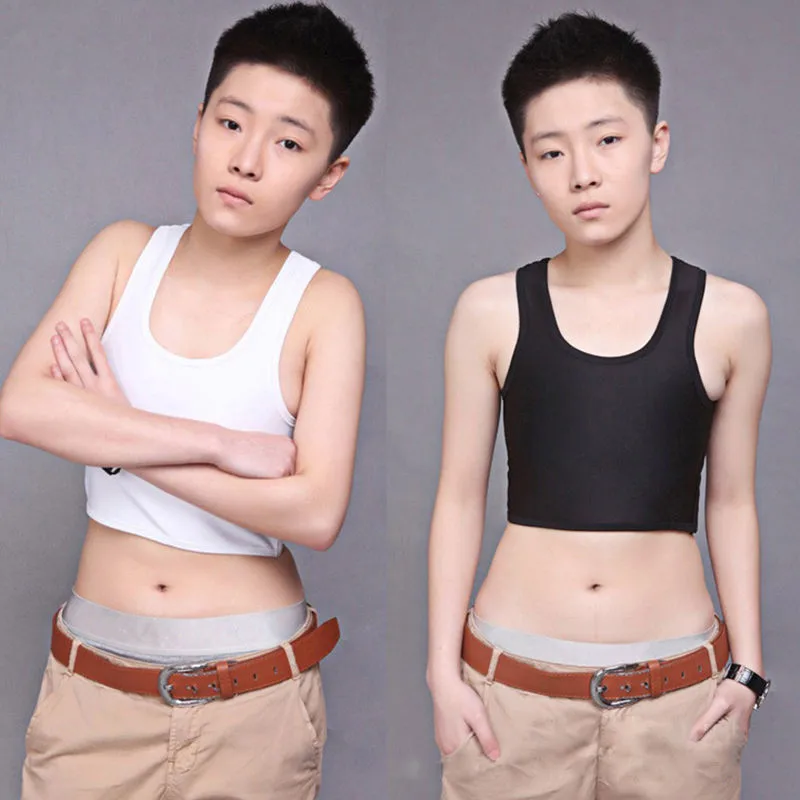 Хит! Les lesgiant Tomboy Повседневный дышащий короткий нагрудный бандаж Транс с пряжкой