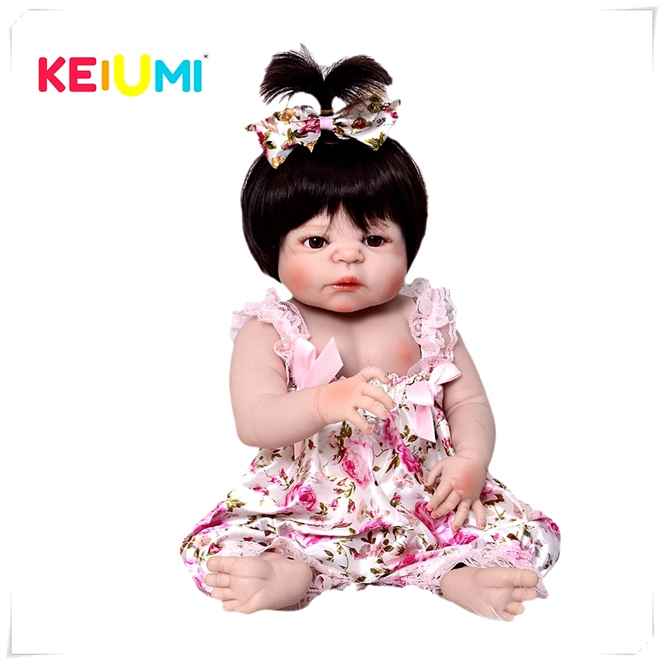 Lifelike 23''Doll Reborn Babies Full Silicone Vinyl Body Reborn Dolls Princess Children Playmates Baby Toys Girl Fashion Gifts Lifelike 23''Doll Reborn Babies Full Silicone Vinyl Body Reborn Dolls Princess Children Playmates Baby Toys Girl Fashion Gifts