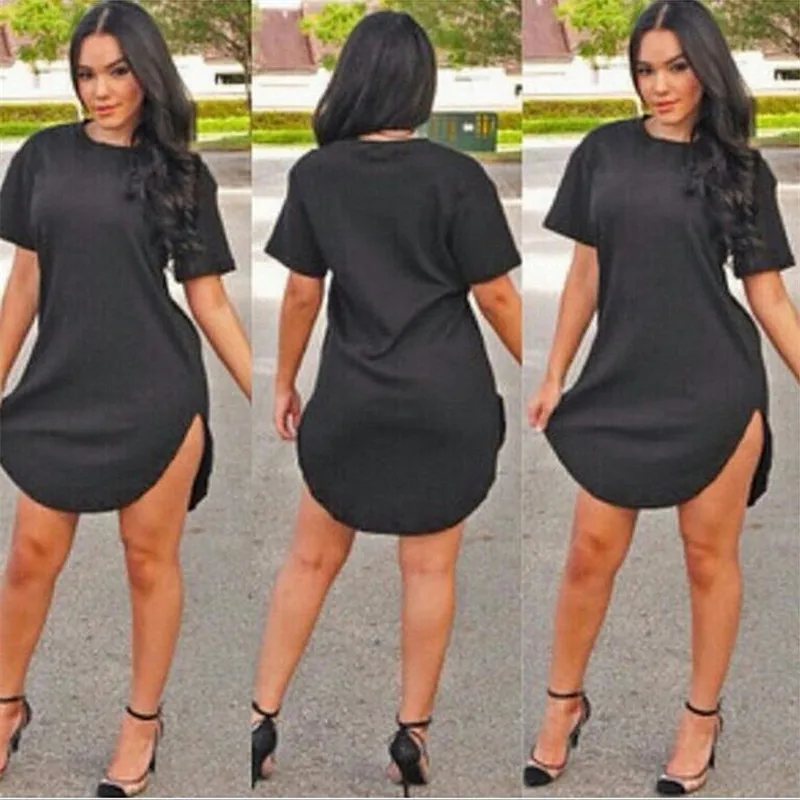 vestido estilo camisão plus size