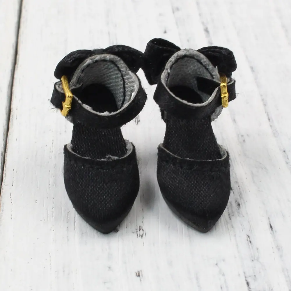 Blyth кукольные туфли милые богини с украшением в виде бабочки; обувь ручной работы для ледяной Azone кукла blyth кукольные 1/6 2,5 см - Цвет: Like a picture