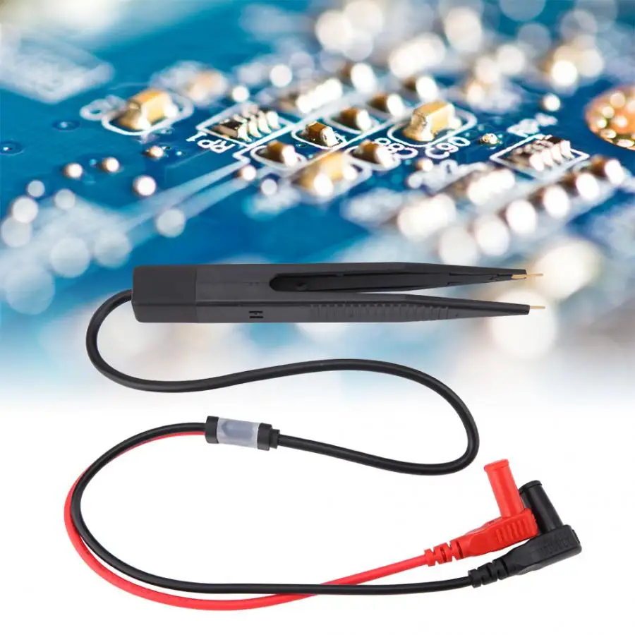 

Test Clip Meter White SMD SMT Chip Capacitance Test Pen Clip For Multimeter SMD Chip Test Clip Meter