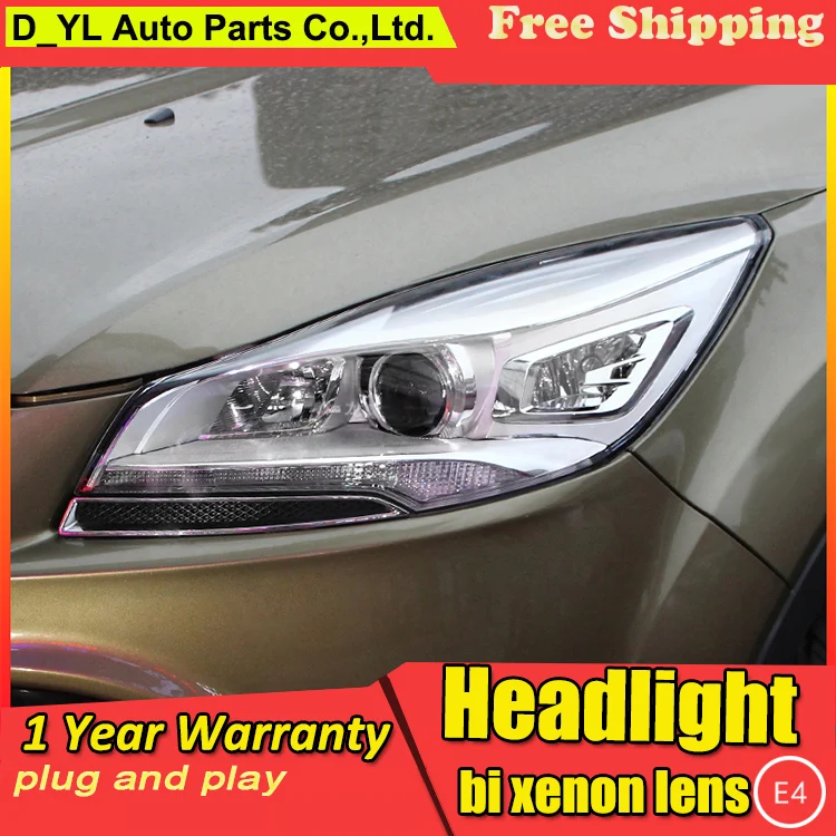 Car Styling for Ford Kuga 2013 15 LED Headlight for Kuga Head Lamp LED