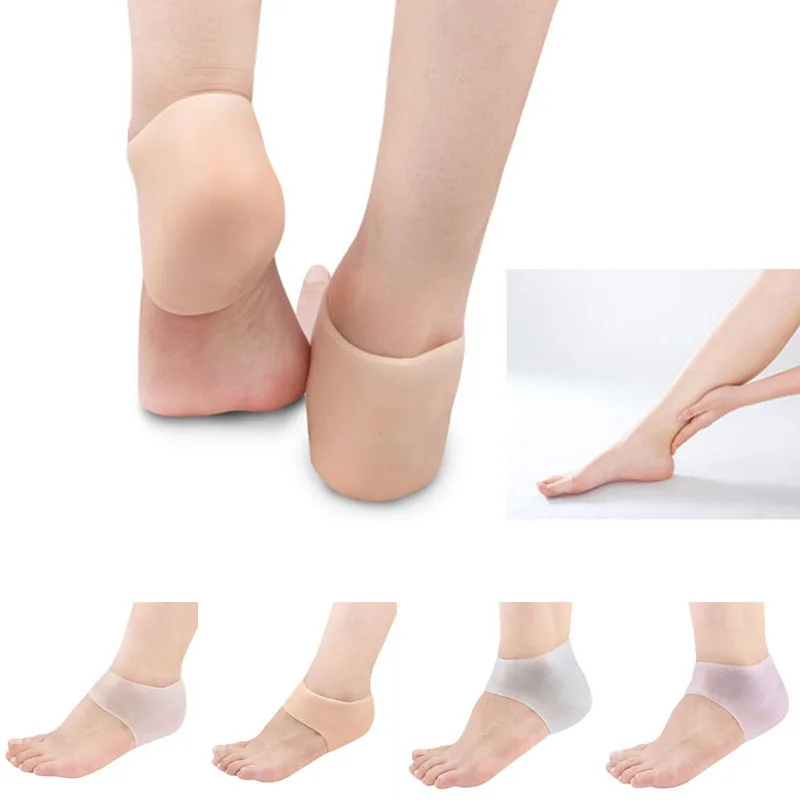 2* Sebs Heel Protector Foot Skin Cracked Care Socks Heel Cushion Pad