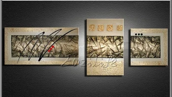 

Cuadros Decoracion 3 piece panel canvas art Modern abstract hand painted picture oil painting 1