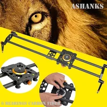 Ashanks 60cm 6 Bearings Carbon Fiber DSLR Camera DV Slider Track Video Stabilizer Rail Track Slider For DSLR or Camcorder