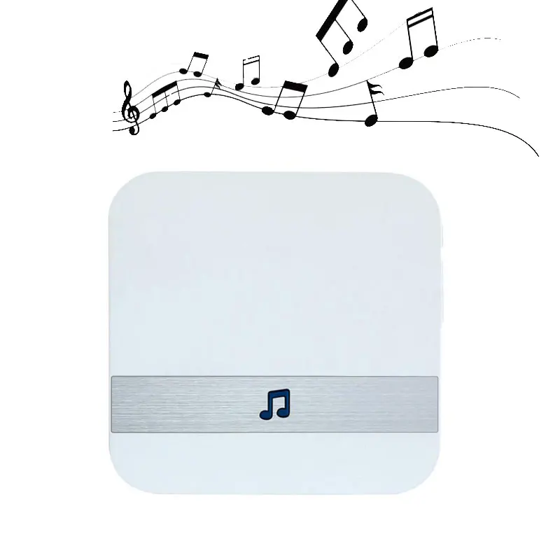Беспроводная камера Wi-Fi для дверного звонка двухсторонняя аудио домофон PIR сигнализация ночного видения умный дом монитор для камеры слежения 720 P Приложение iOS Android - Цвет: B10 Receiver White