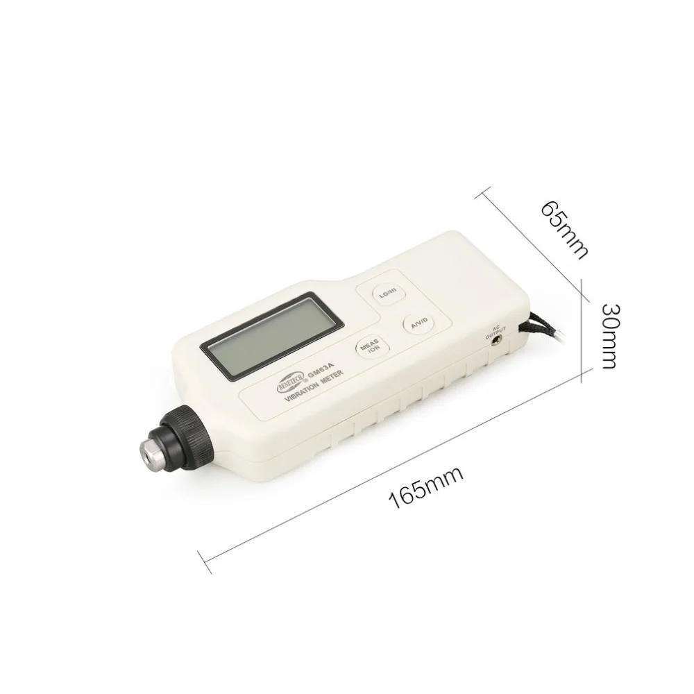 

GM63A Portable Digital Vibration Meter Handheld Vibrometer Tester Device Measure Vibration Analyzer Gauge