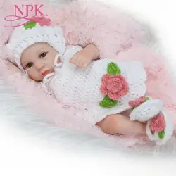 NPK Спящая Кукла Reborn 26 см полный Силиконовый Reborn Baby куклы игрушки для девочек подарок Bebes возрожденная менина Brinquedos Bonecas jooyoo