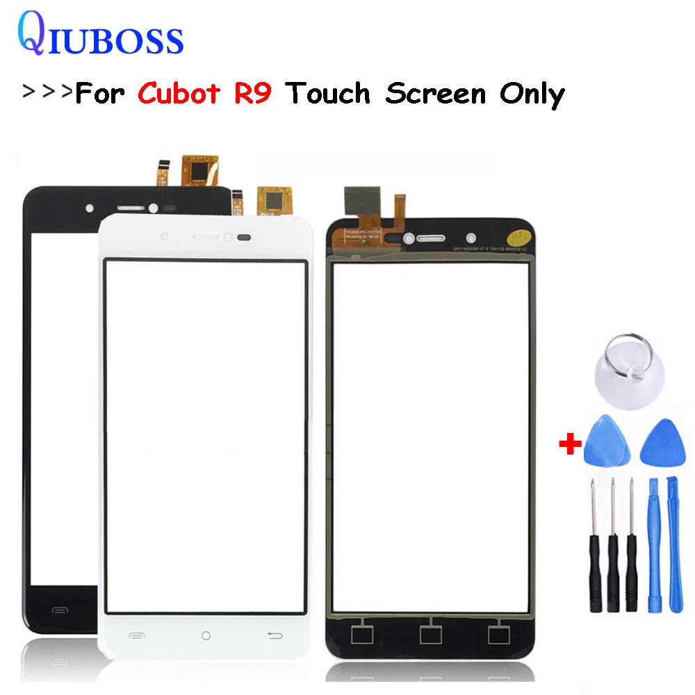 

Black/White For Cubot R9 Touch Panel Sensor Touch Screen Digitizer Replacement For R9 touch+free Tools