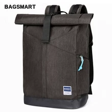 BAGSMART Новая мода Большой ёмкость 15,6 дюймов ноутбук школьный рюкзак водостойкий легкий компьютер