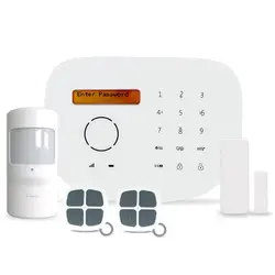 GS-S2-GSM беспроводной GSM сигнализация с камерой Сенсорная панель приложение управление дома охранной сигнализации комплект