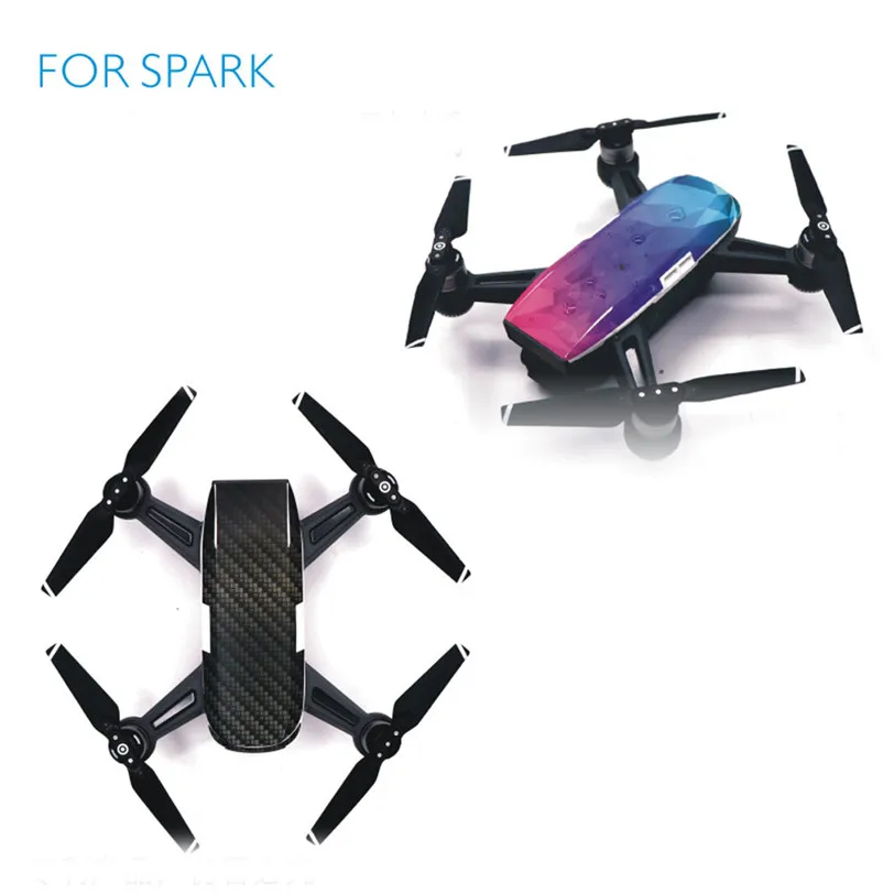 

HIPERDEAL 6Pcs Sticker Paster Waterproof Reusable PVC Protective For DJI Spark Professional Factory Price High Quality #M