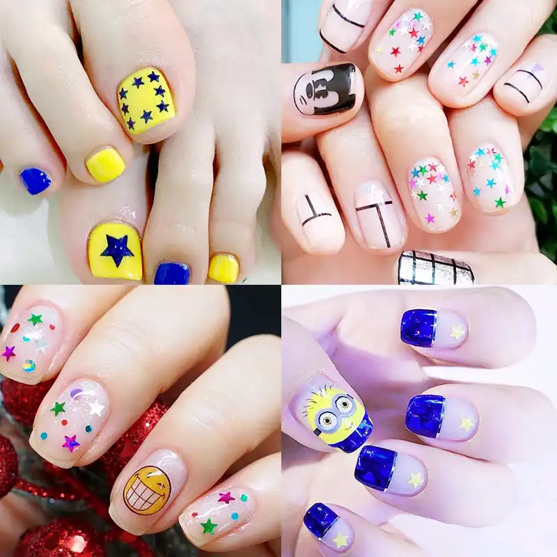 20 30 Sheet 20cm 4cm Mix Color Diy Nail Star Paper Set Art Star