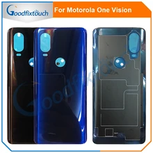 Для Motorola One Vision XT1970-1 MOTO XT 1970 ANDROID ONE Крышка батарейного отсека задняя крышка задняя дверь Чехол запасные части