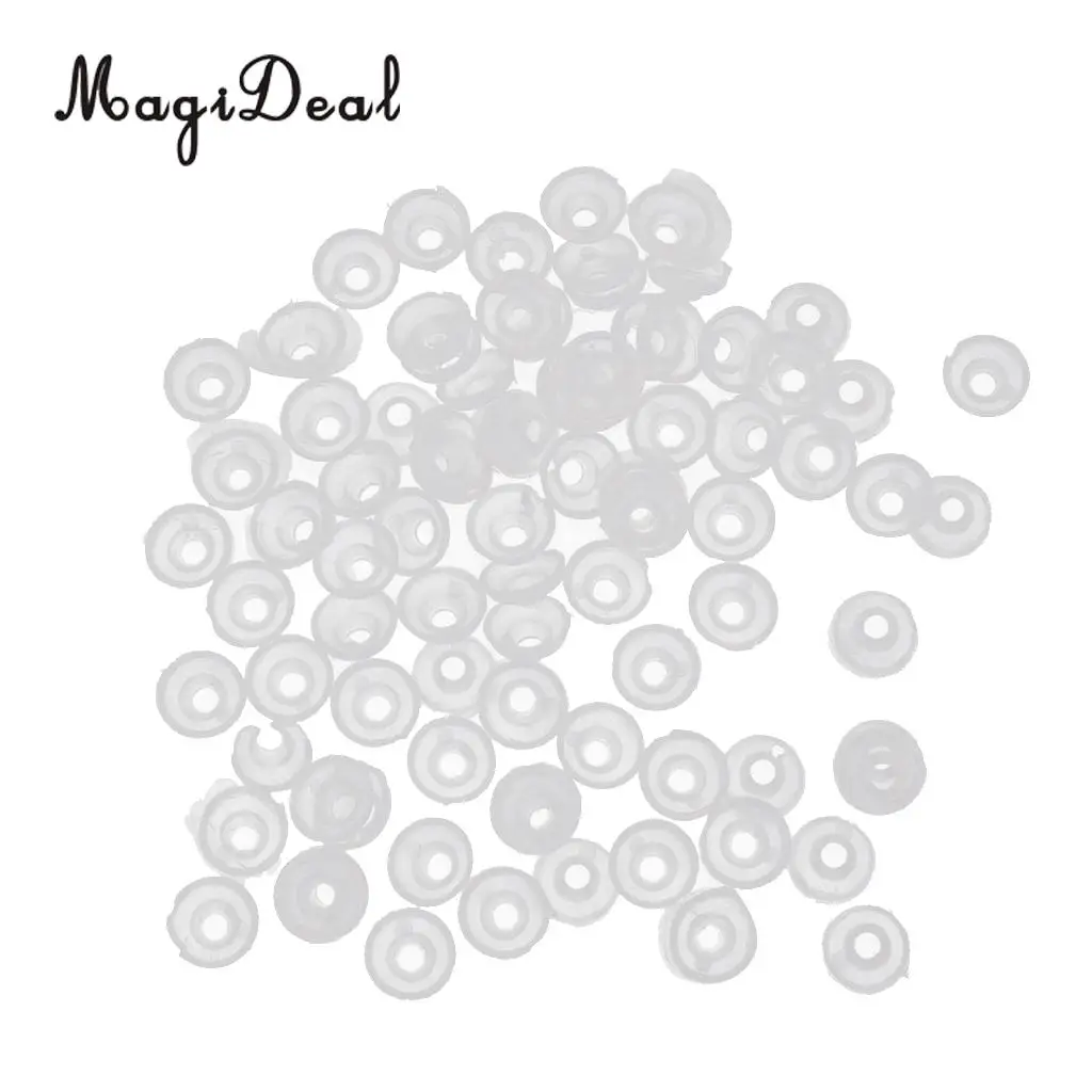 MagiDeal 100Pcs/Pack Mixed Color Plastic Safety Eyes with Washers for Dolls Animal Bear Making DIY Craft Handmade Toy 7Kinds