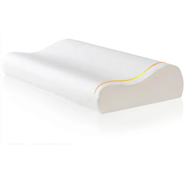 Высокое качество латексная подушка медленный отскок материалы для массажа для шеи Спящая Подушка для домашнего использования кровать бамбуковое волокно пены памяти подушки