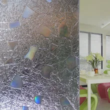 Статический Цепляются 3D Изотермические наклейки могут быть выполнены по индивидуальному заказу Ванная комната Кухня декоративная пленка для стекла материала ПВХ 45x200 см фильм