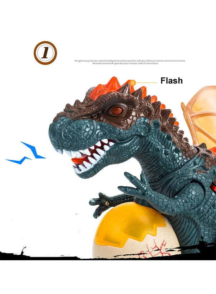 Brinquedos de Controle Brinquedos para Crianças Infravermelho Dinossauro Remoto Tyrannosaurus Balançando Cabeça Flash Olhos Ovos Andando Spray Dino rc 5 tyrannosaurus balançando cabeça flash olhos ovos andando